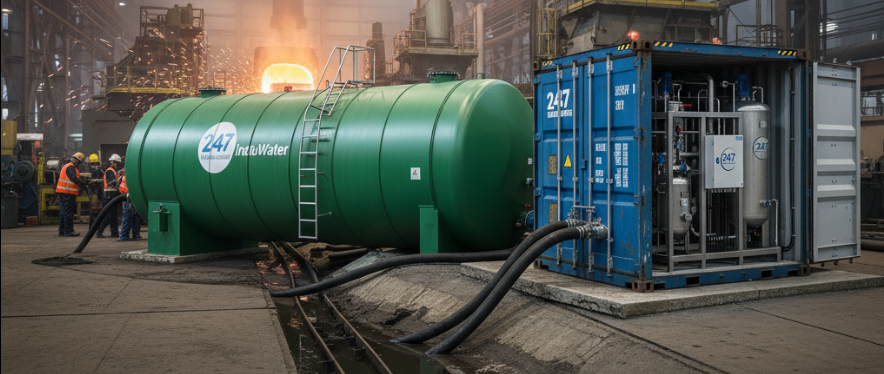 247 InduWater system in steel mill facility